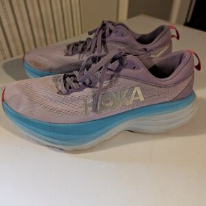 HOKA Women's Purple Bondi 8's